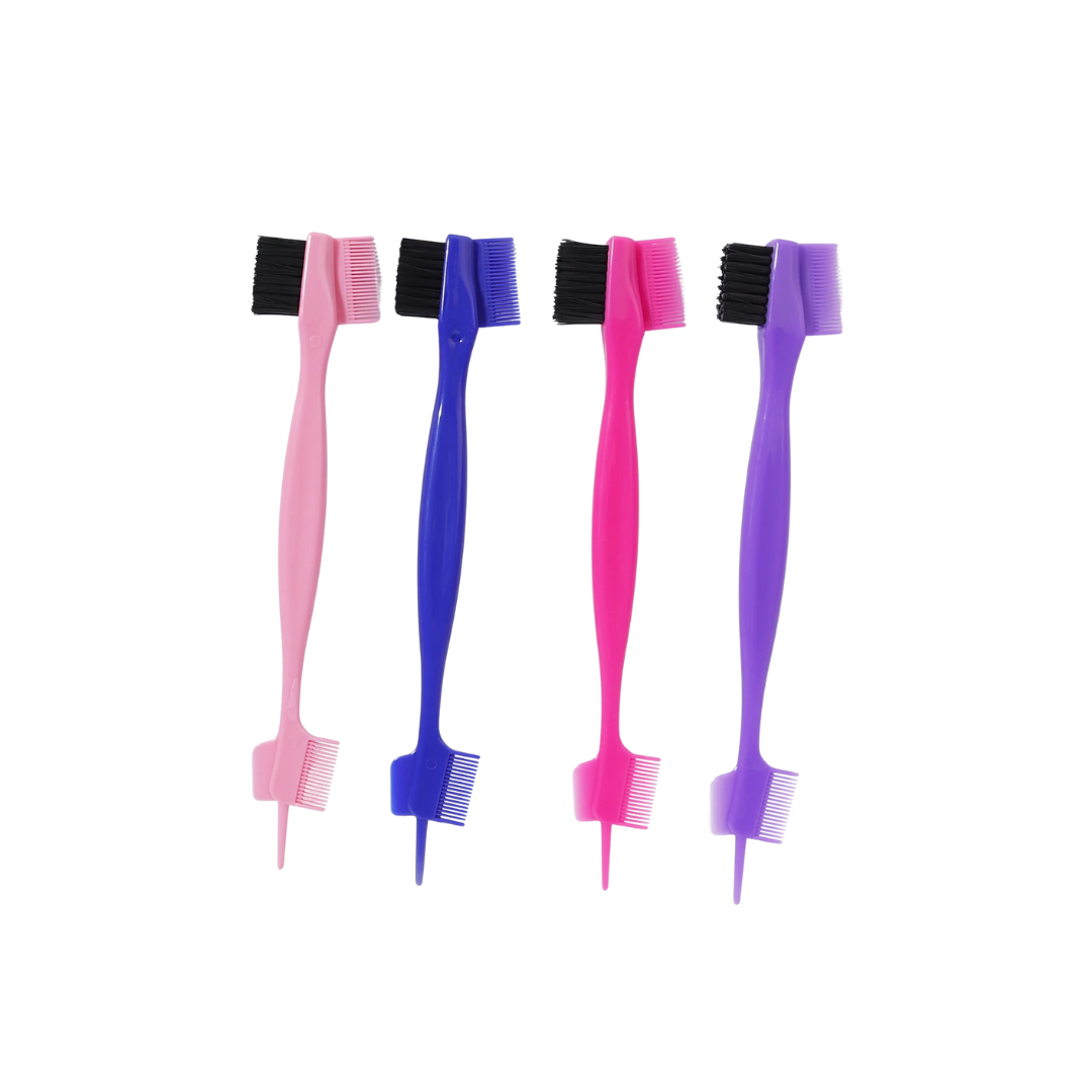 3-in-1 edge brush and comb