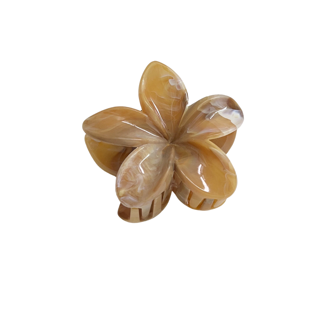 hawaiian flower claw clip