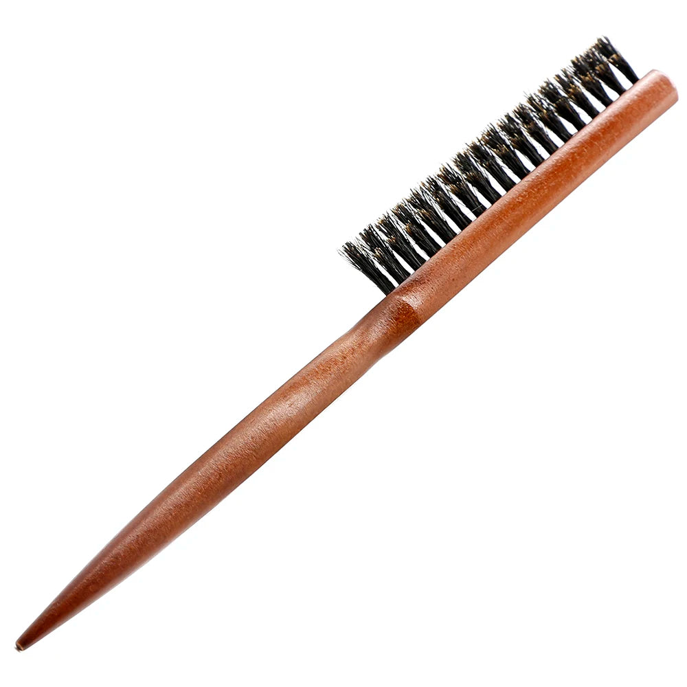 natural boar bristle hair brush