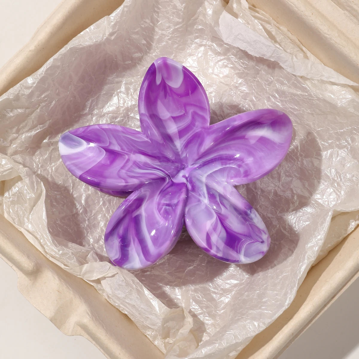 hawaiian flower claw clip