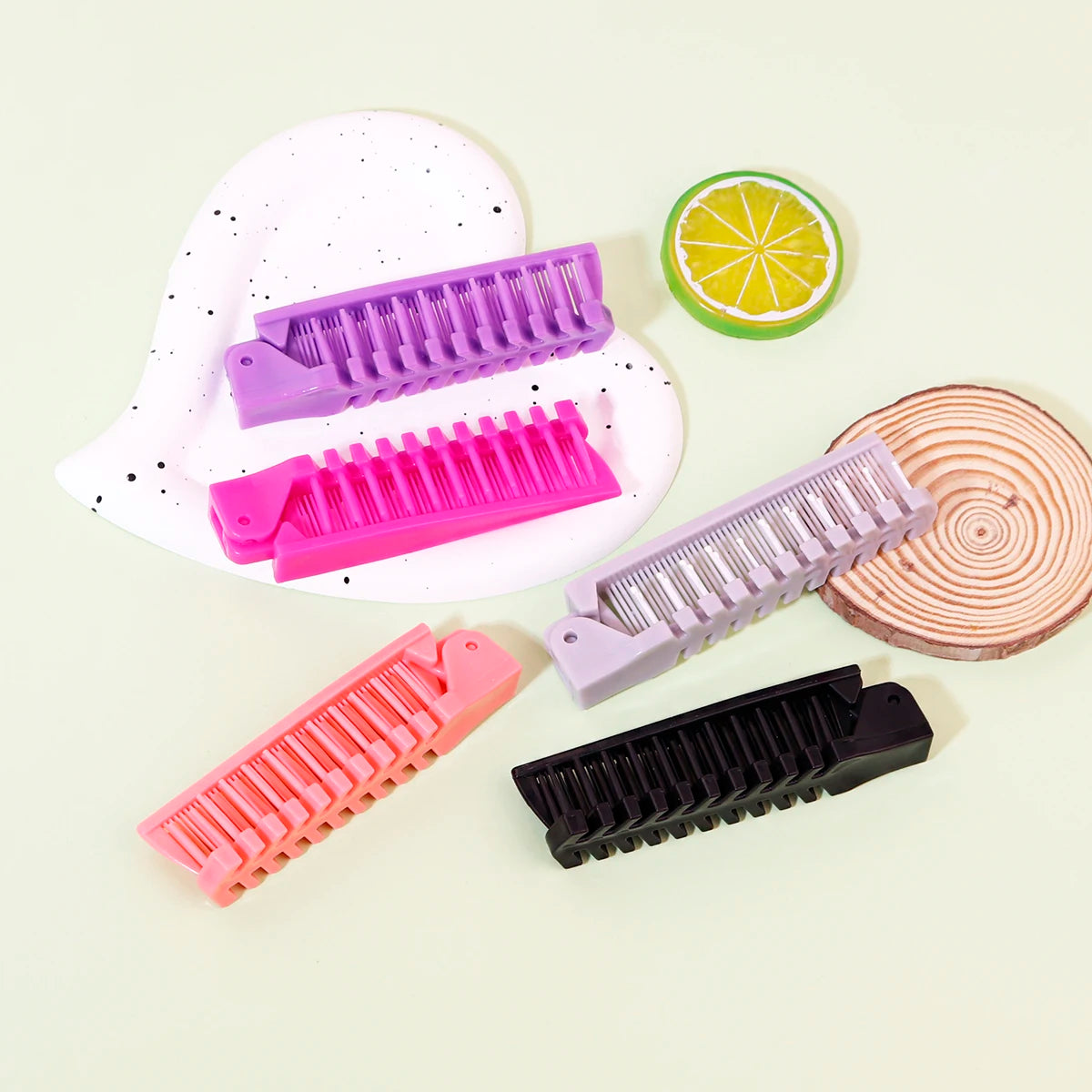 folding styling comb