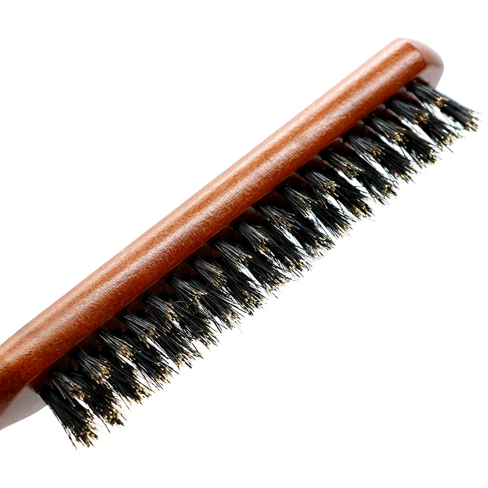 natural boar bristle hair brush