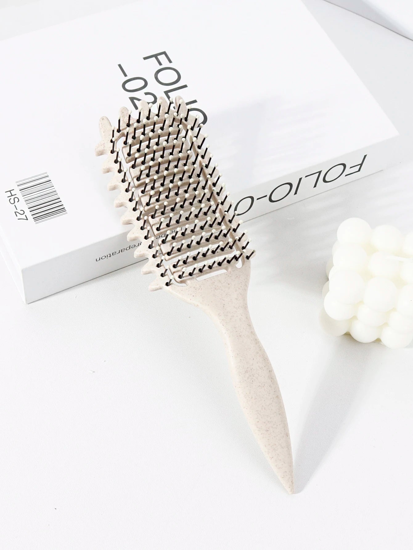 nylon bristle hair styling brush
