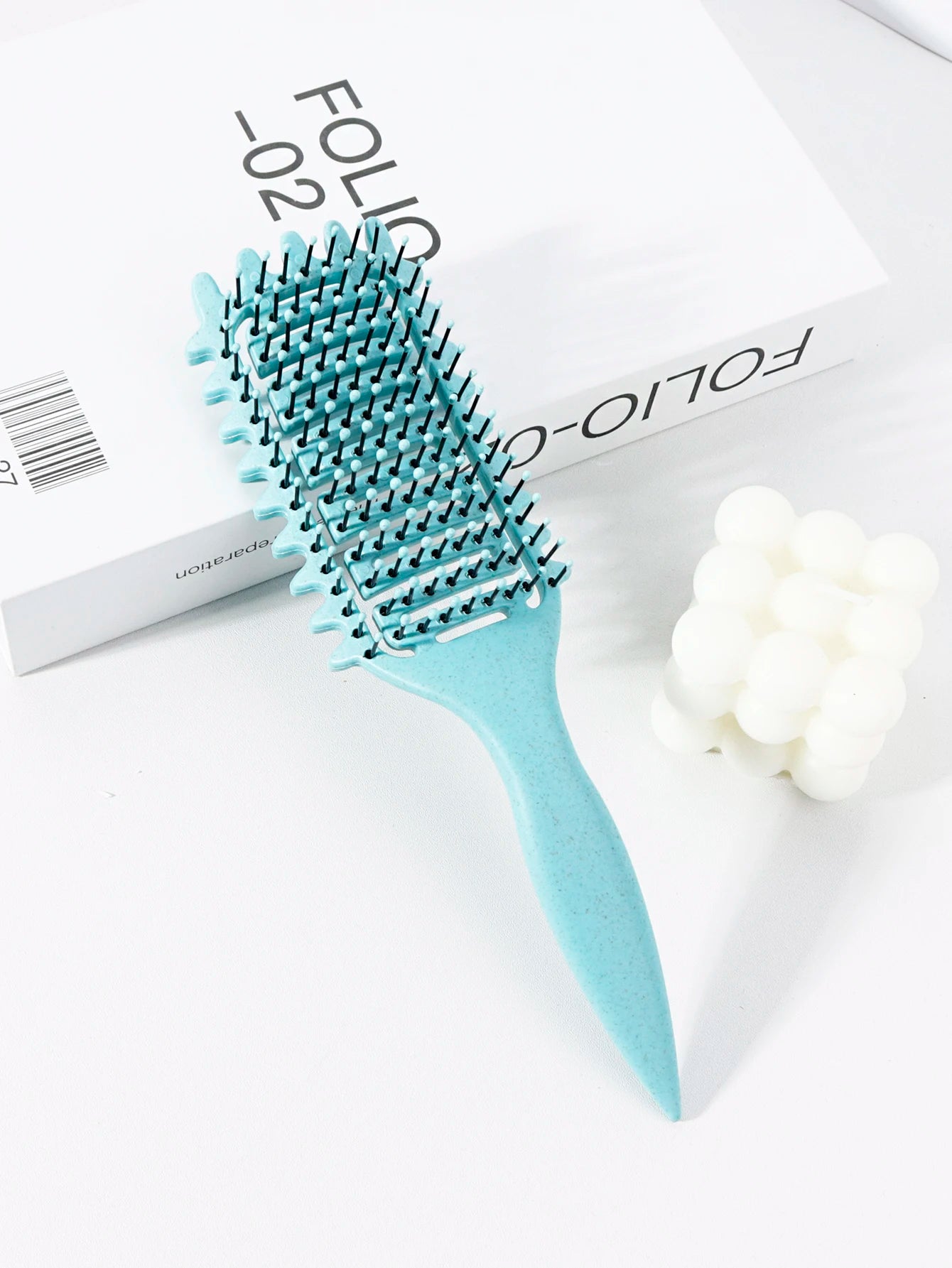nylon bristle hair styling brush
