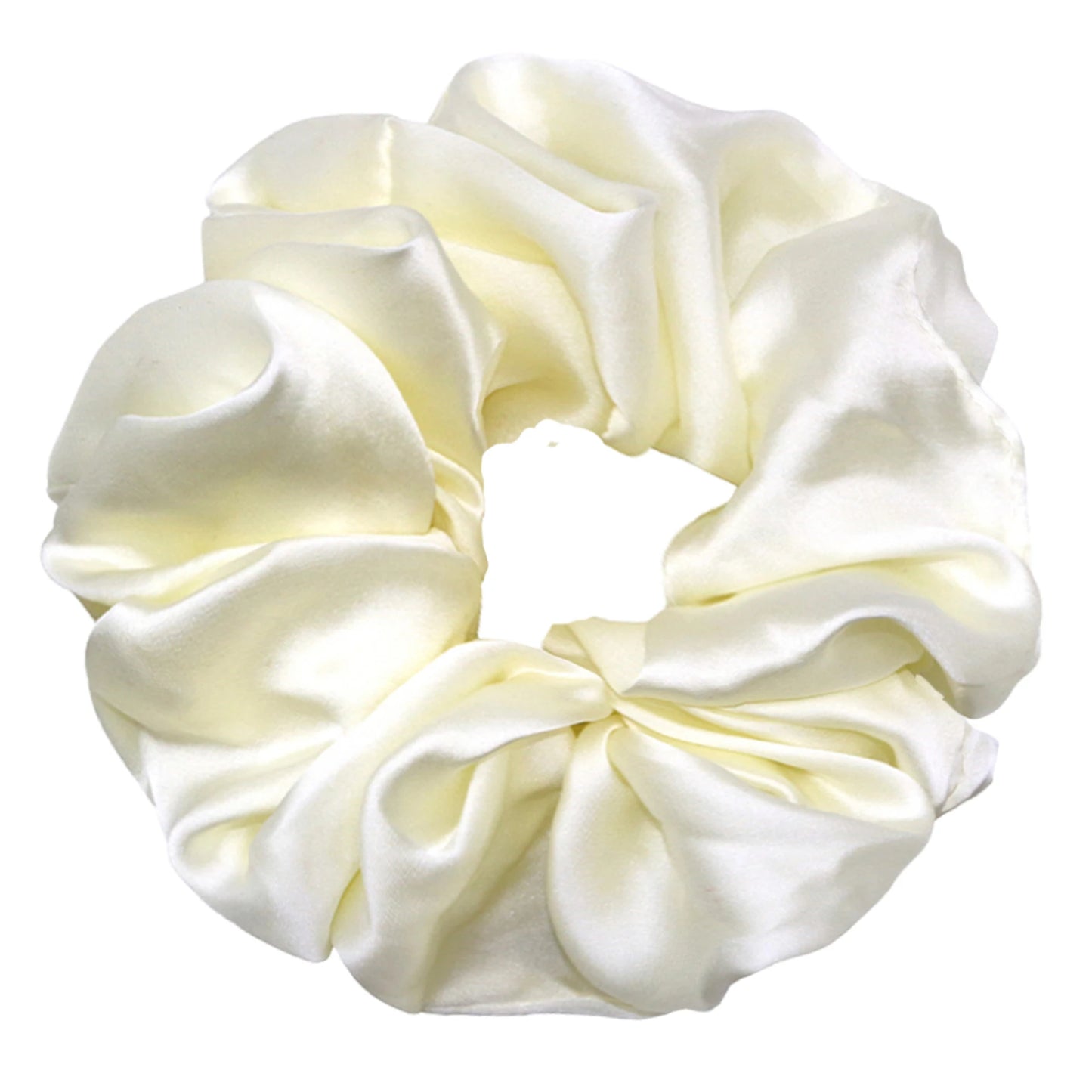 oversized satin scrunchie