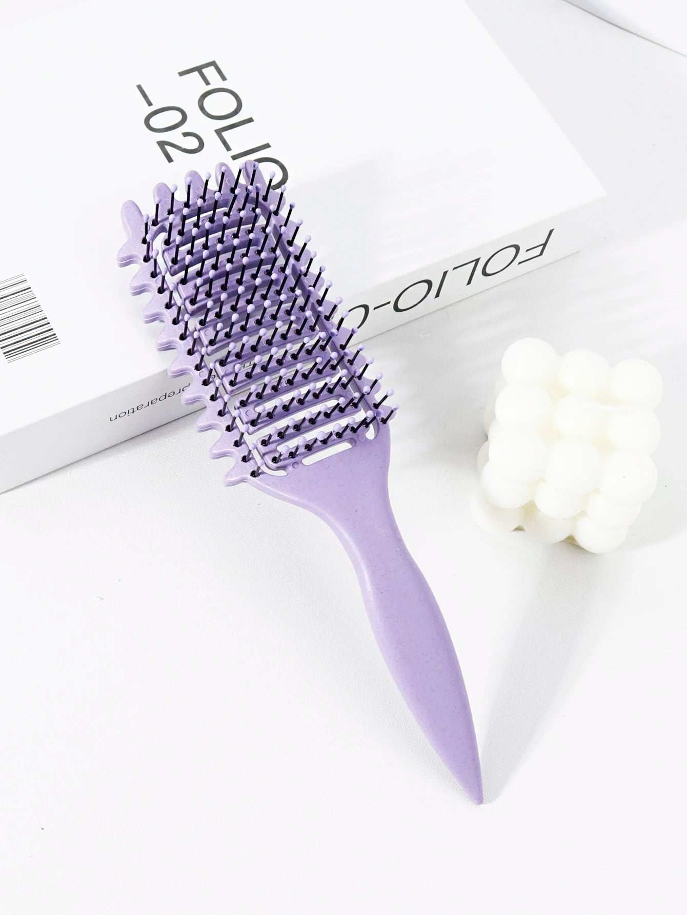 nylon bristle hair styling brush