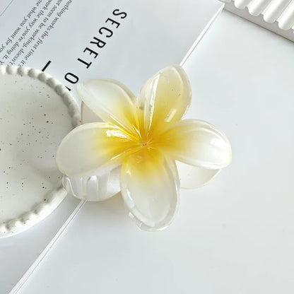 Hawaiian Bright Floral Claw Clip